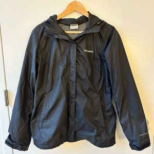 Columbia Arcadia Women’s Black Rain Jacket